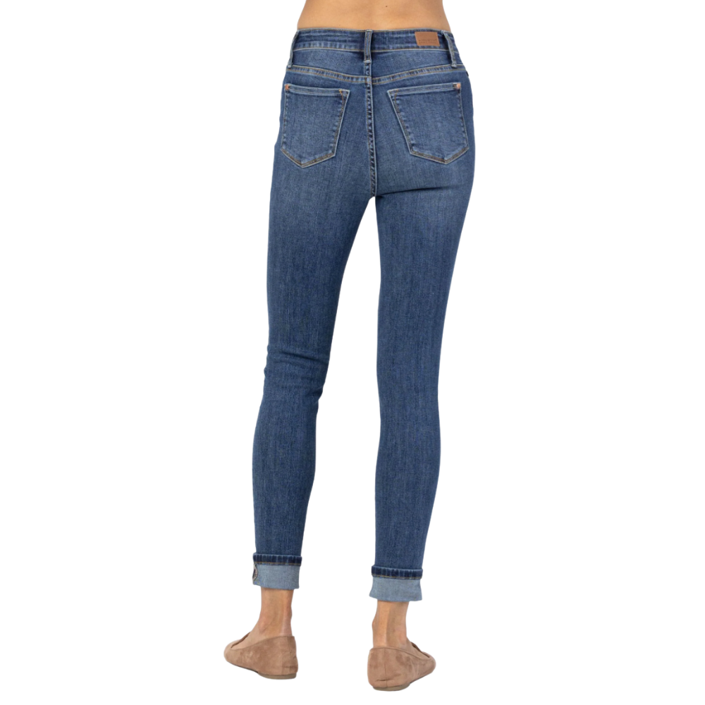 Judy Blue High Waisted Skinny Fit Jeans with Tummy Control Top